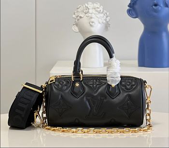 Louis Vuitton Papillon BB Handbag Black