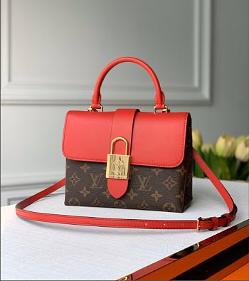 Louis Vuitton Locky BB Hnadbag in Red