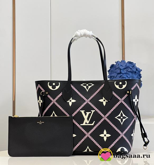 Louis Vuitton Neverfull Bag Black M46040 - 1
