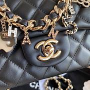 Chanel Flap Lambskin Bag 20CM  - 6
