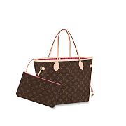 LV Neverfull MM Monogram with rose red M41178 - 1