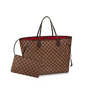 Louis Vuitton Neverfull Damier Ebene GM N41357 Red - 1