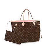 Louis Vuitton Neverfull Monogram GM M41180 with rose red - 1