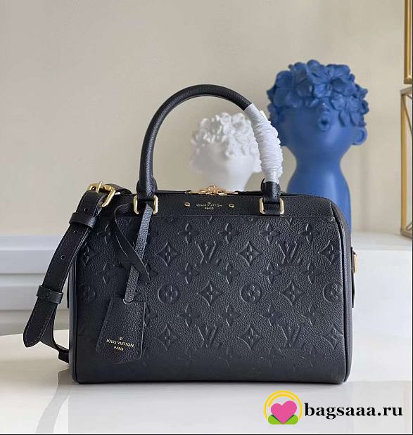 Louis Vuitton SPEEDY Bag with Black 30cm - 1