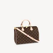 Louis Vuitton Damier Azur Speedy 30cm With Shoulder Strap Bag N40391 - 1