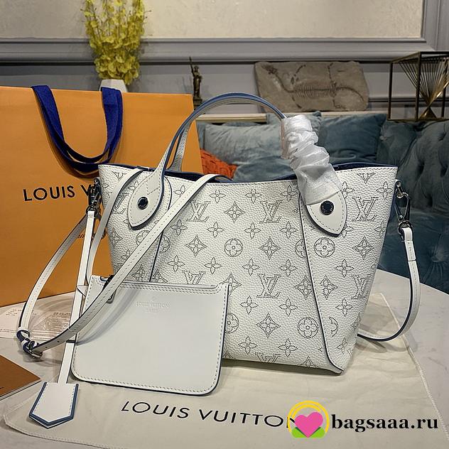 Louis Vuitton Hina PM Mahina Leather Cream/Blue - 1