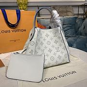 Louis Vuitton Hina PM Mahina Leather Cream/Blue - 5