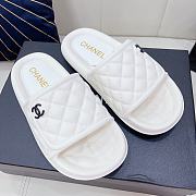 Chanel Slippers White - 1