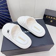 Chanel Slippers White - 2