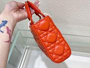 Dior Lady D-joy Bag Orange 26cm - 2