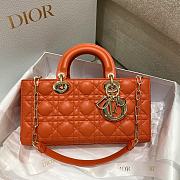 Dior Lady D-joy Bag Orange 26cm - 1