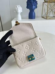 Louis Vuitton Pochette Metis Mini Bag White M81390 - 3