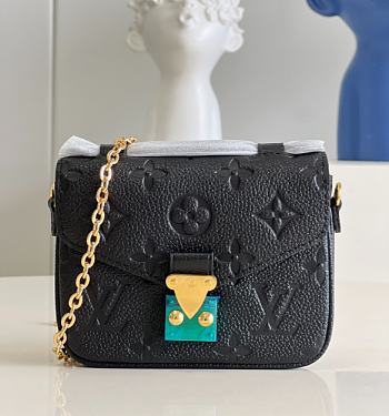Louis Vuitton Pochette Metis Mini Bag Black M81390