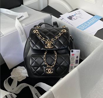 Chanel Backpack Lambskin AS2908 Black