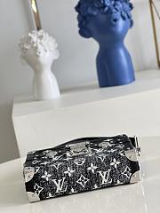 Louis Vuitton Petite Malle Box Shoulder Bag Balck M59363 - 2