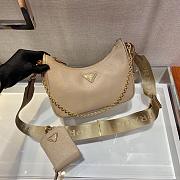 Prada Re-Edition 2005 Saffiano Leather Bag Beige 1BH204 Beige - 5