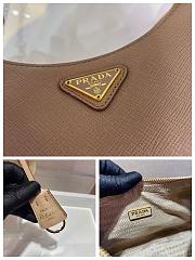 Prada Re-Edition 2005 Saffiano Leather Bag Beige 1BH204 Beige - 6