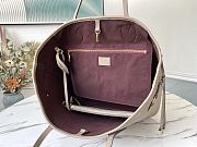 Bagsaaa Louis Vuitton M45686 Neverfull MM Tote Bag Dune Gray - 31 x 28 x 14 cm - 6