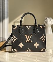 Bagsaaa Louis Vuitton M45659 OnTheGo PM Tote Bag Black - 25 x 19 x 11.5 cm - 1