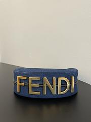Fendi Praphy Bag 29cm Denim Blue - 4