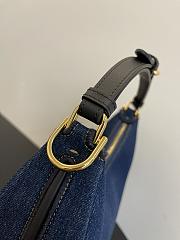 Fendi Praphy Bag 29cm Denim Blue - 3