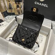 Chanel Mini Flap Bag Patent Leather 17cm  - 5
