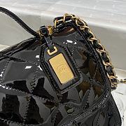 Chanel Mini Flap Bag Patent Leather 17cm  - 6