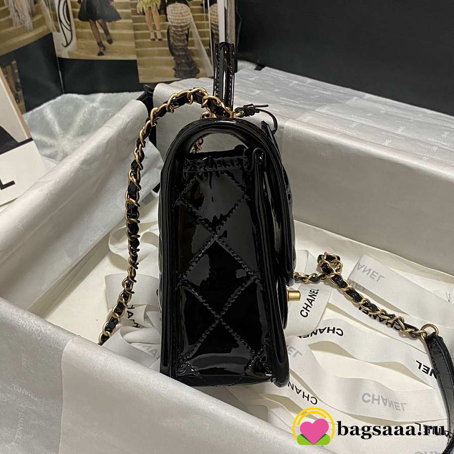 Chanel Mini Flap Bag Patent Leather 17cm - bagsaaa.ru