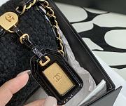 Chanel Mini Flap Bag Black 17cm - 3