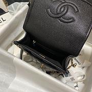 Chanel Mini Flap Bag Caviar Black 17cm - 2