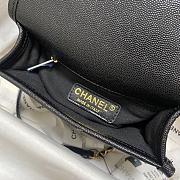 Chanel Mini Flap Bag Caviar Black 17cm - 3