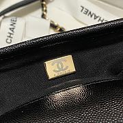 Chanel Mini Flap Bag Caviar Black 17cm - 5