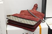 Gucci Dionysus Blooms Bag In Kahki with purplish red 400249 - 5