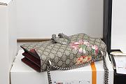 Gucci Dionysus Blooms Bag In Kahki with purplish red 400249 - 4