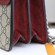 Gucci Dionysus Blooms Bag In Kahki with purplish red 400249 - 2
