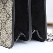 Gucci Dionysus Blooms Bag In Khaki with Black 400249	 - 2