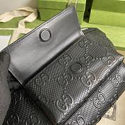 Gucci GG Embossed Belt Bag Black - 3