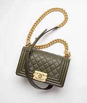 Chanel Boy Bag 20CM Green - 1