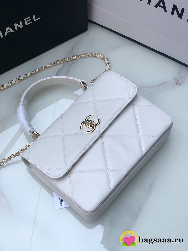 Chanel Trendy CC Handbag White - 1