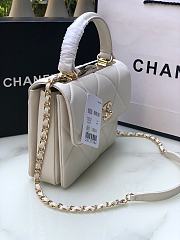 Chanel Trendy CC Handbag White - 6