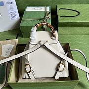 Gucci Bamboo Small Backpack White 702101 - 6