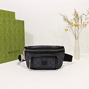 Gucci GG Supreme Belt Bag Black - 1
