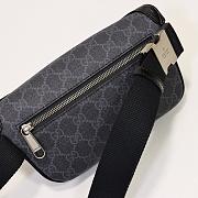 Gucci GG Supreme Belt Bag Black - 5