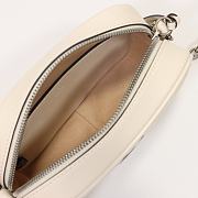 Gucci Marmont Mini Shoulder Bag White 18CM  - 5
