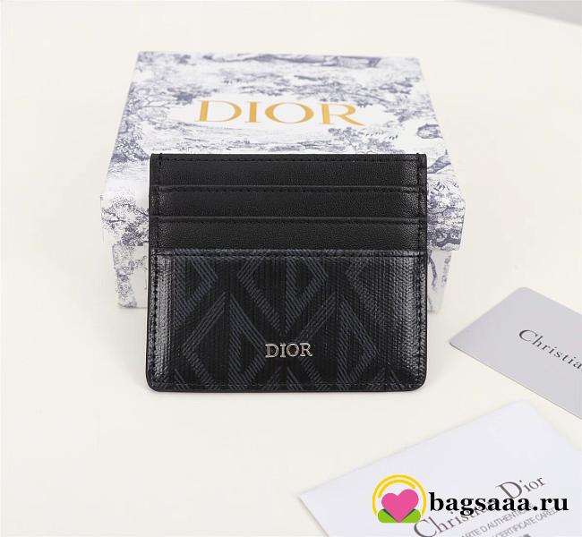 Dior Men Card Holder Black - 1