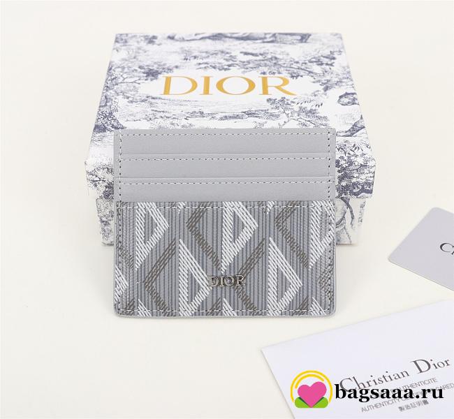 Dior Men Card Holder Grey - 1