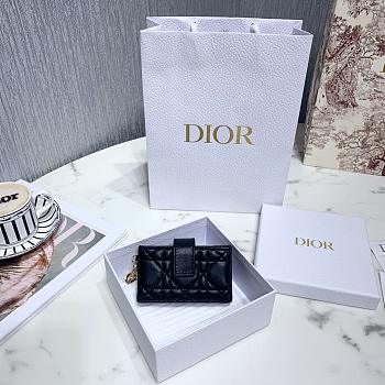 Dior Lady Lambskin Wallet Black