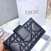 Dior Lady Lambskin Wallet Black - 3