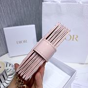 Dior Lady Patent Leather Wallet Pink - 4