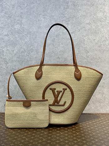Louis Vuitton Raffia Handbag 